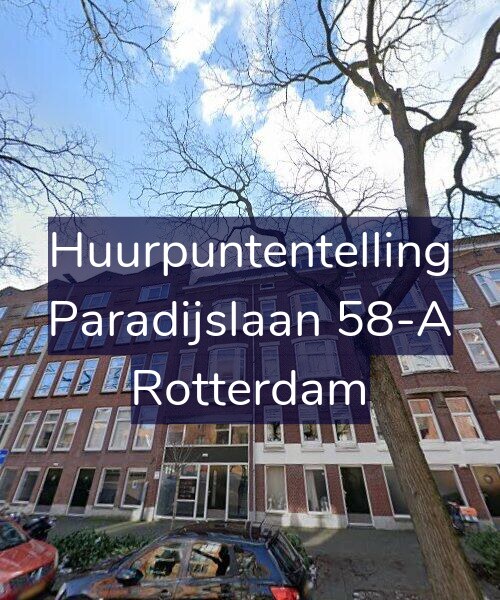 Foto gevel Huurpuntentelling voor Paradijslaan 58-A, Rotterdam