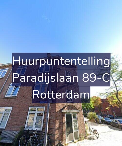 Foto gevel Huurpuntentelling voor Paradijslaan 89-C, Rotterdam