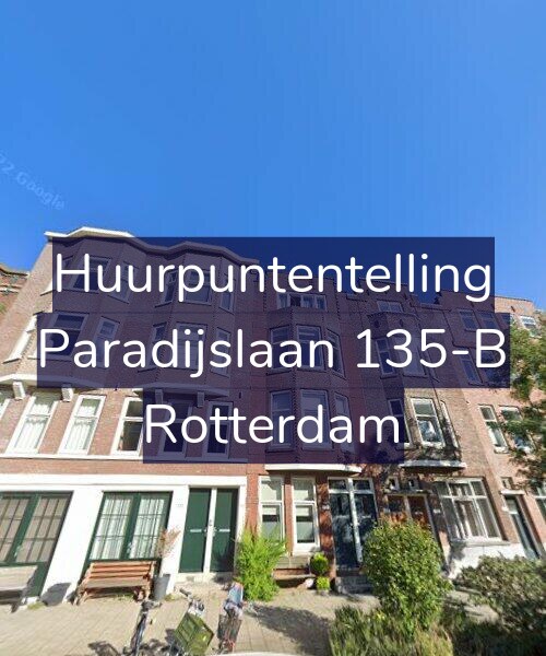 Foto gevel Huurpuntentelling voor Paradijslaan 135-B, Rotterdam