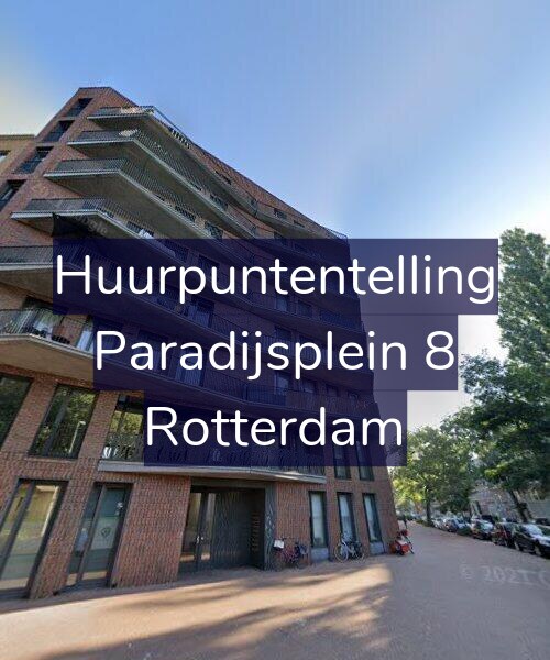 Foto gevel Huurpuntentelling voor Paradijsplein 8, Rotterdam