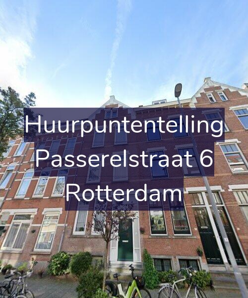 Foto gevel Huurpuntentelling voor Passerelstraat 6, Rotterdam