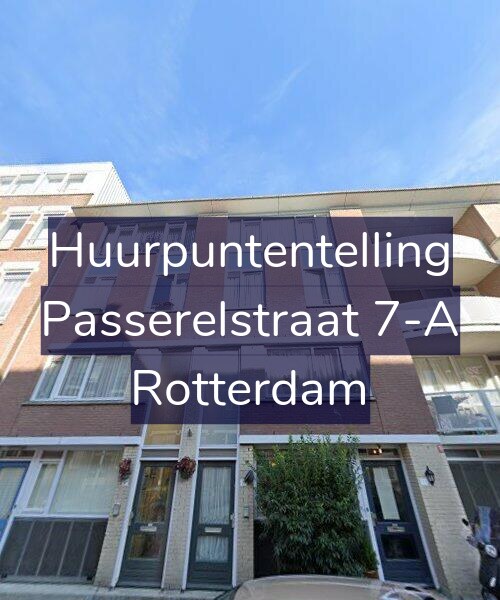 Foto gevel Huurpuntentelling voor Passerelstraat 7-A, Rotterdam