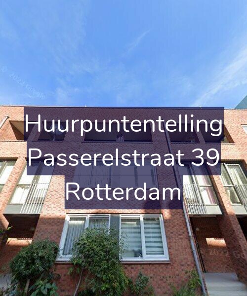 Foto gevel Huurpuntentelling voor Passerelstraat 39, Rotterdam