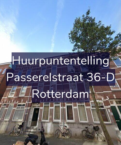 Foto gevel Huurpuntentelling voor Passerelstraat 36-D, Rotterdam