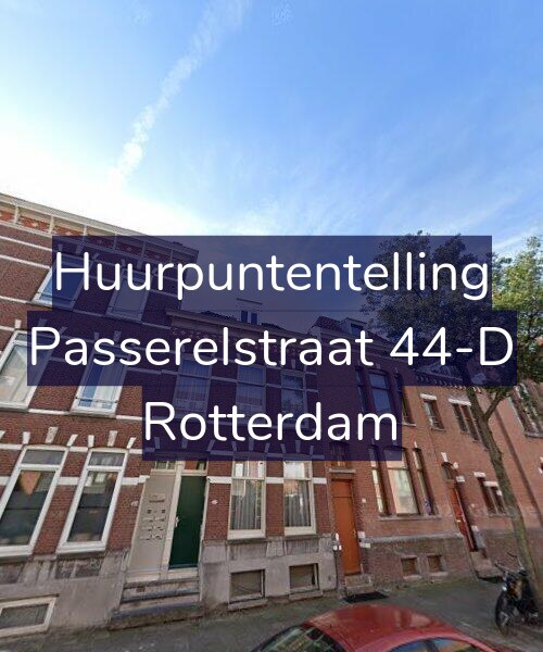 Foto gevel Huurpuntentelling voor Passerelstraat 44-D, Rotterdam
