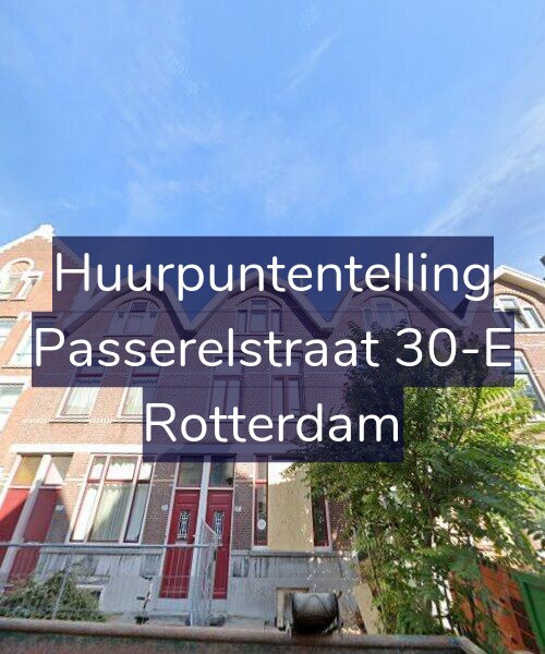 Foto gevel Huurpuntentelling voor Passerelstraat 30-E, Rotterdam