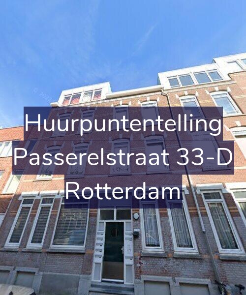 Foto gevel Huurpuntentelling voor Passerelstraat 33-D, Rotterdam