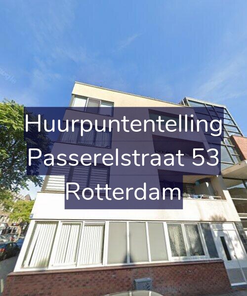 Foto gevel Huurpuntentelling voor Passerelstraat 53, Rotterdam