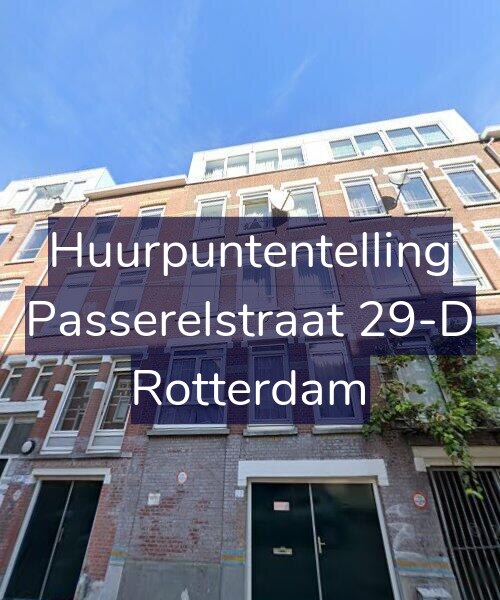 Foto gevel Huurpuntentelling voor Passerelstraat 29-D, Rotterdam