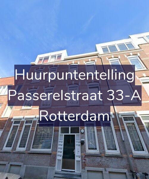 Foto gevel Huurpuntentelling voor Passerelstraat 33-A, Rotterdam