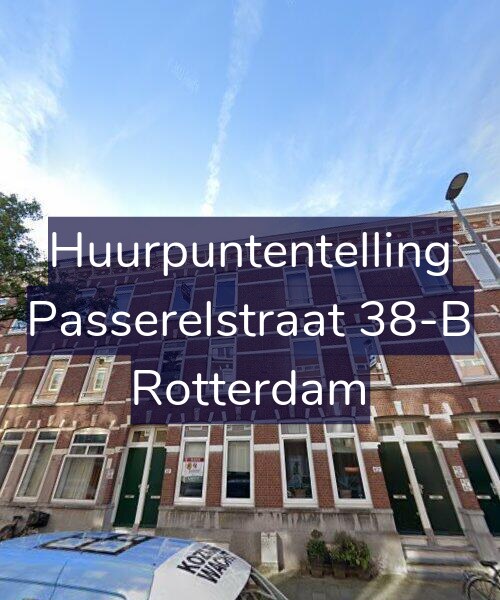 Foto gevel Huurpuntentelling voor Passerelstraat 38-B, Rotterdam