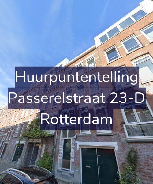 Foto gevel Huurpuntentelling voor Passerelstraat 23-D, Rotterdam