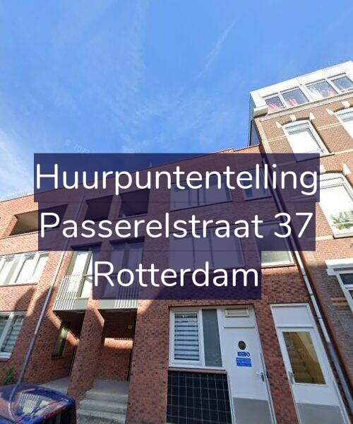 Foto gevel Huurpuntentelling voor Passerelstraat 37, Rotterdam