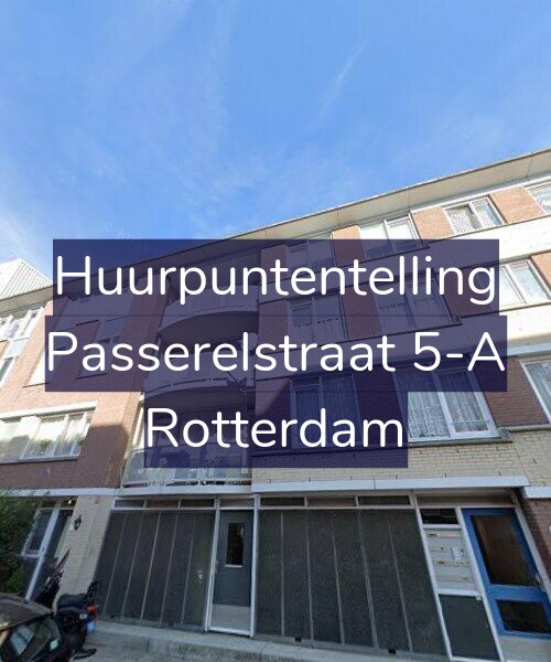 Foto gevel Huurpuntentelling voor Passerelstraat 5-A, Rotterdam