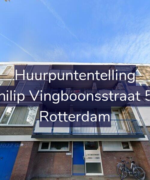 Foto gevel Huurpuntentelling voor Philip Vingboonsstraat 56, Rotterdam