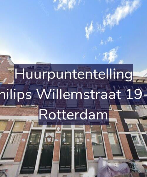 Foto gevel Huurpuntentelling voor Philips Willemstraat 19-B, Rotterdam