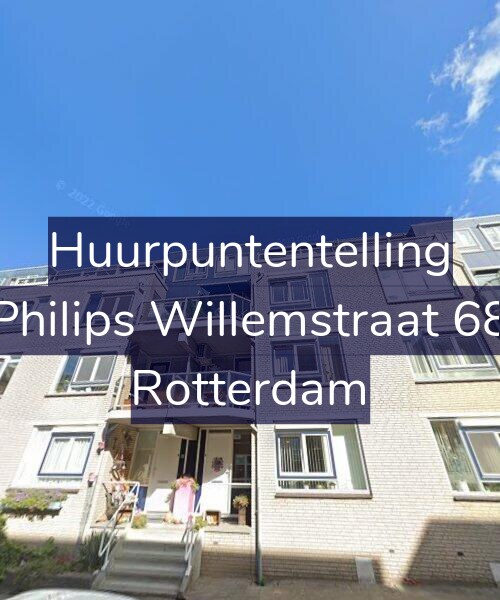 Foto gevel Huurpuntentelling voor Philips Willemstraat 68, Rotterdam