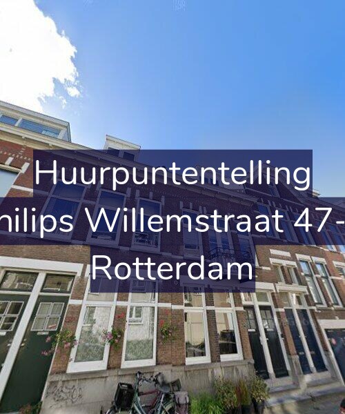 Foto gevel Huurpuntentelling voor Philips Willemstraat 47-A, Rotterdam