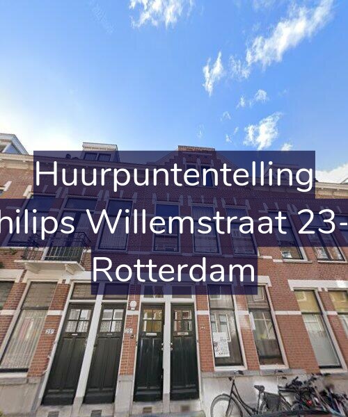 Foto gevel Huurpuntentelling voor Philips Willemstraat 23-B, Rotterdam