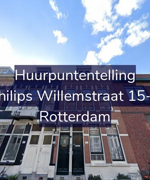 Foto gevel Huurpuntentelling voor Philips Willemstraat 15-B, Rotterdam