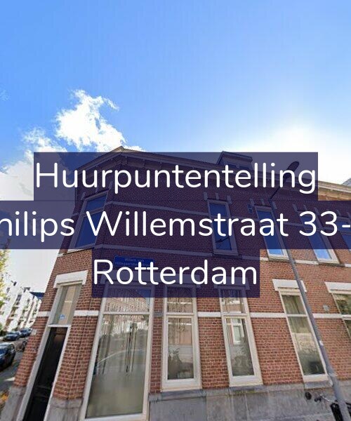 Foto gevel Huurpuntentelling voor Philips Willemstraat 33-A, Rotterdam