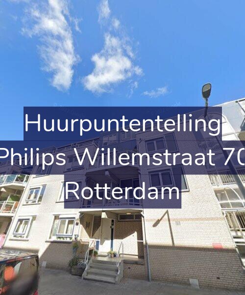 Foto gevel Huurpuntentelling voor Philips Willemstraat 70, Rotterdam