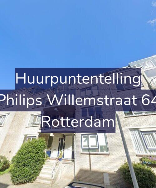 Foto gevel Huurpuntentelling voor Philips Willemstraat 64, Rotterdam