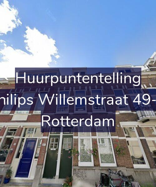 Foto gevel Huurpuntentelling voor Philips Willemstraat 49-A, Rotterdam