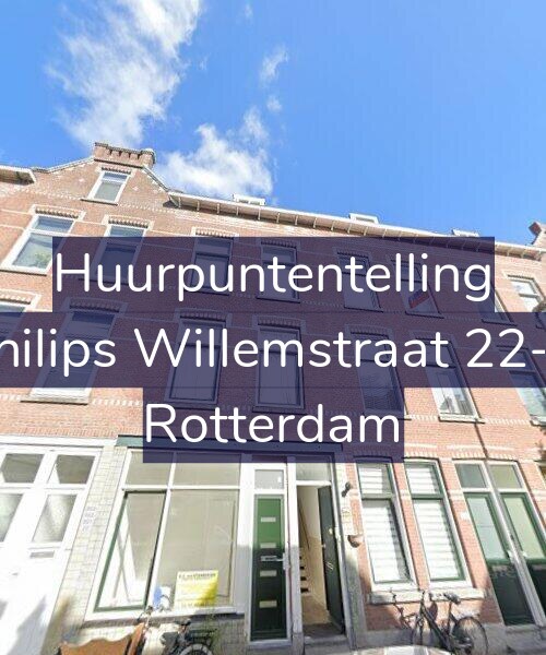 Foto gevel Huurpuntentelling voor Philips Willemstraat 22-A, Rotterdam