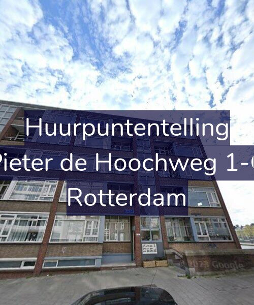 Foto gevel Huurpuntentelling voor Pieter de Hoochweg 1-C, Rotterdam