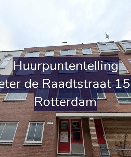 Foto gevel Huurpuntentelling voor Pieter de Raadtstraat 15-C, Rotterdam