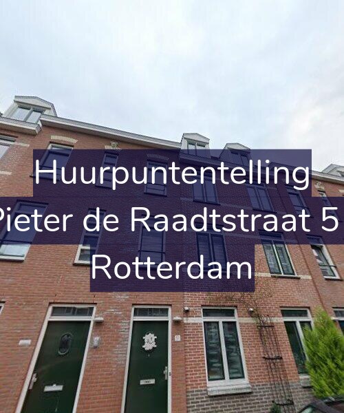 Foto gevel Huurpuntentelling voor Pieter de Raadtstraat 51, Rotterdam