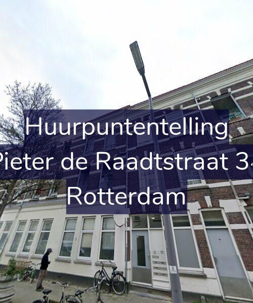 Foto gevel Huurpuntentelling voor Pieter de Raadtstraat 34, Rotterdam
