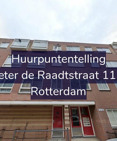 Foto gevel Huurpuntentelling voor Pieter de Raadtstraat 11-A, Rotterdam