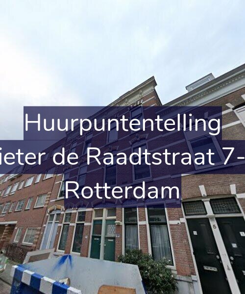 Foto gevel Huurpuntentelling voor Pieter de Raadtstraat 7-A, Rotterdam