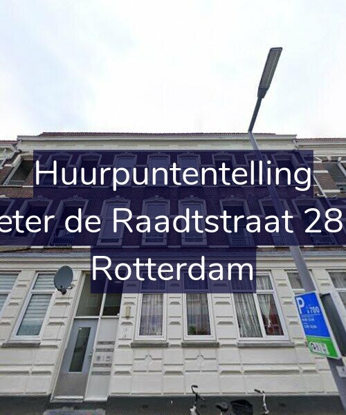 Foto gevel Huurpuntentelling voor Pieter de Raadtstraat 28-C, Rotterdam