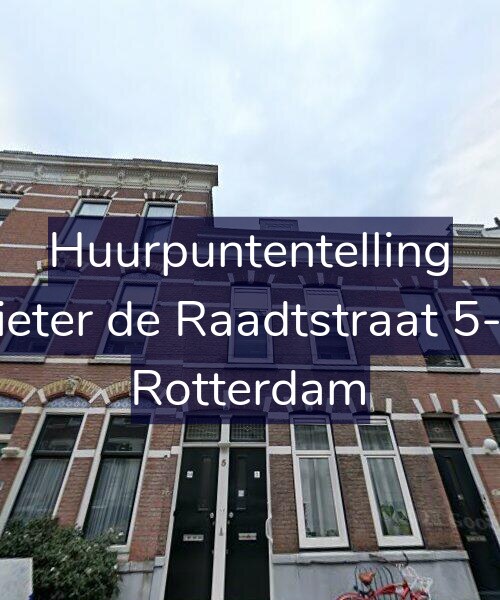 Foto gevel Huurpuntentelling voor Pieter de Raadtstraat 5-A, Rotterdam
