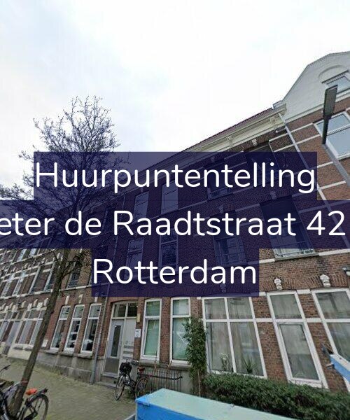 Foto gevel Huurpuntentelling voor Pieter de Raadtstraat 42-A, Rotterdam