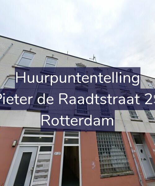 Foto gevel Huurpuntentelling voor Pieter de Raadtstraat 29, Rotterdam