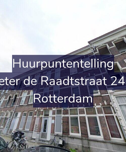 Foto gevel Huurpuntentelling voor Pieter de Raadtstraat 24-C, Rotterdam