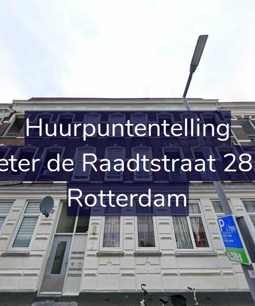 Foto gevel Huurpuntentelling voor Pieter de Raadtstraat 28-A, Rotterdam