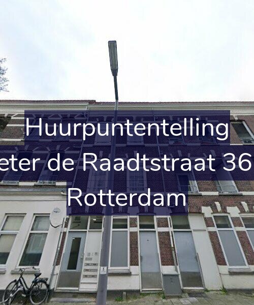 Foto gevel Huurpuntentelling voor Pieter de Raadtstraat 36-B, Rotterdam