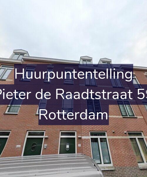 Foto gevel Huurpuntentelling voor Pieter de Raadtstraat 59, Rotterdam