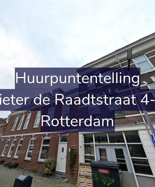 Foto gevel Huurpuntentelling voor Pieter de Raadtstraat 4-B, Rotterdam