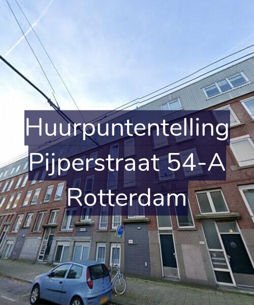 Foto gevel Huurpuntentelling voor Pijperstraat 54-A, Rotterdam