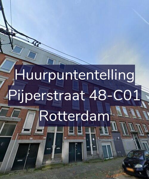 Foto gevel Huurpuntentelling voor Pijperstraat 48-C01, Rotterdam