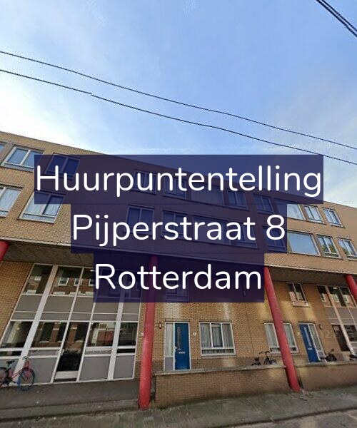Foto gevel Huurpuntentelling voor Pijperstraat 8, Rotterdam