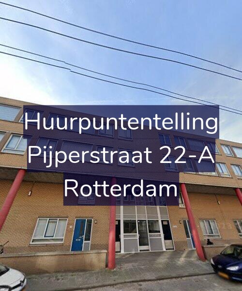 Foto gevel Huurpuntentelling voor Pijperstraat 22-A, Rotterdam