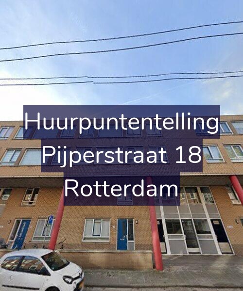 Foto gevel Huurpuntentelling voor Pijperstraat 18, Rotterdam