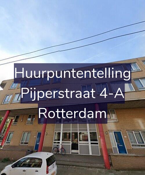 Foto gevel Huurpuntentelling voor Pijperstraat 4-A, Rotterdam